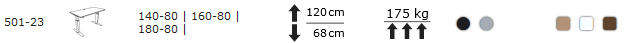 Biurka proste: 501-23 (desktop) 